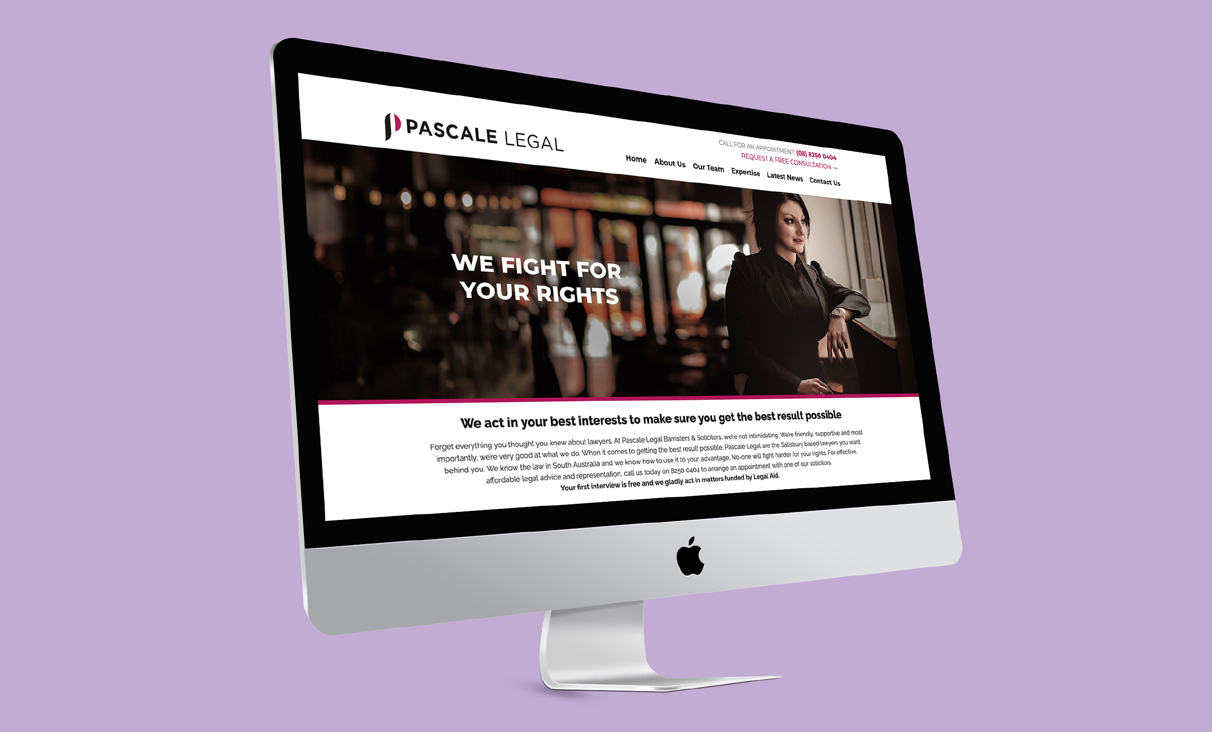 NRG Digital Pascale Legal Website Redevelopment