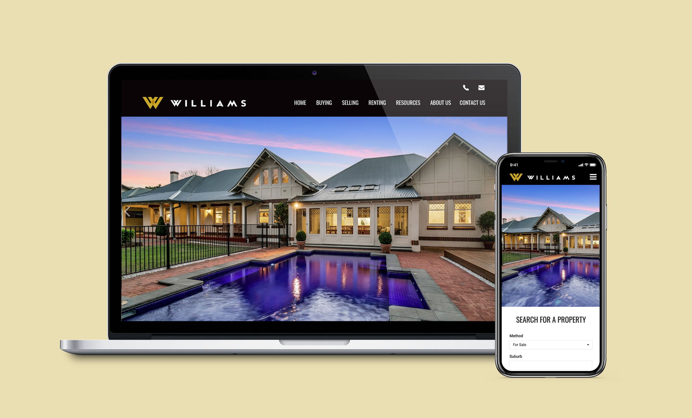 NRG Digital - Williams Real Estate Website Development