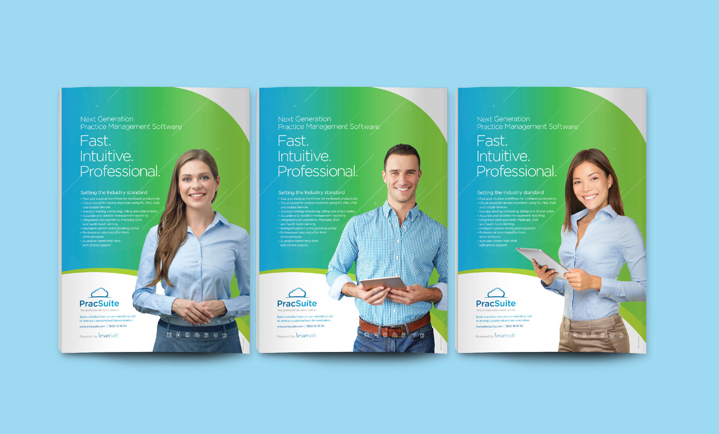 NRG Digital Smartsoft Pracsuite Print Advertising Campaign