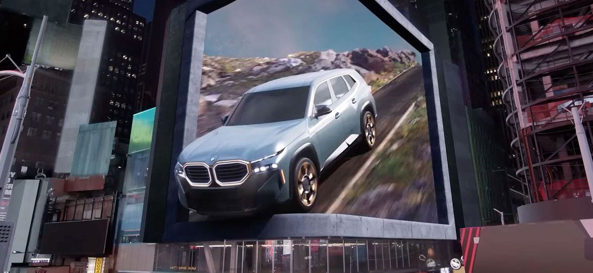BMW Times Square New York 3D Billboard