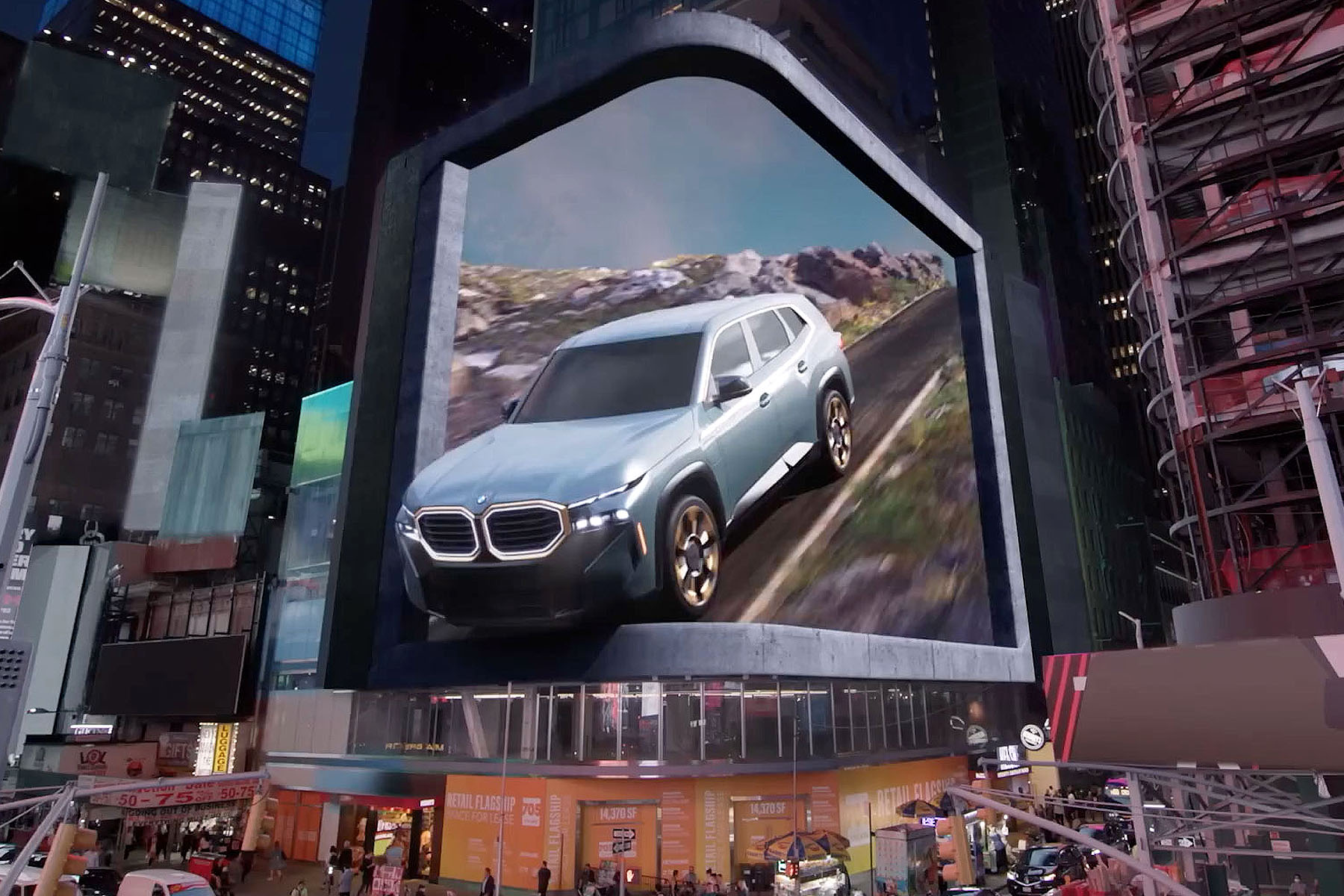 BMW Times Square New York 3D Billboard
