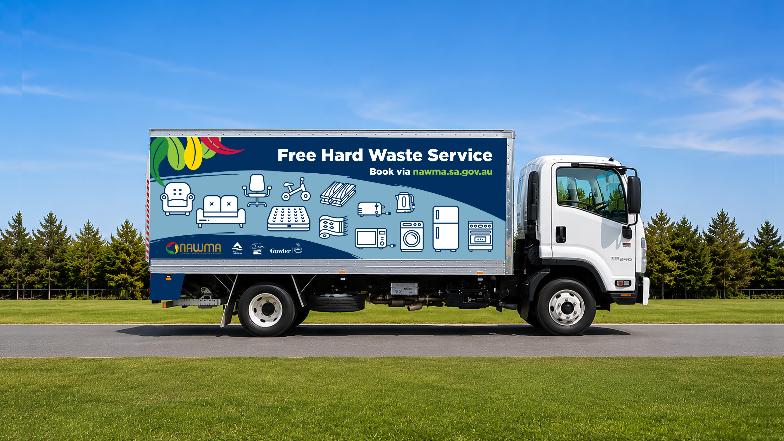 NAWMA Collection Truck HARD WASTE