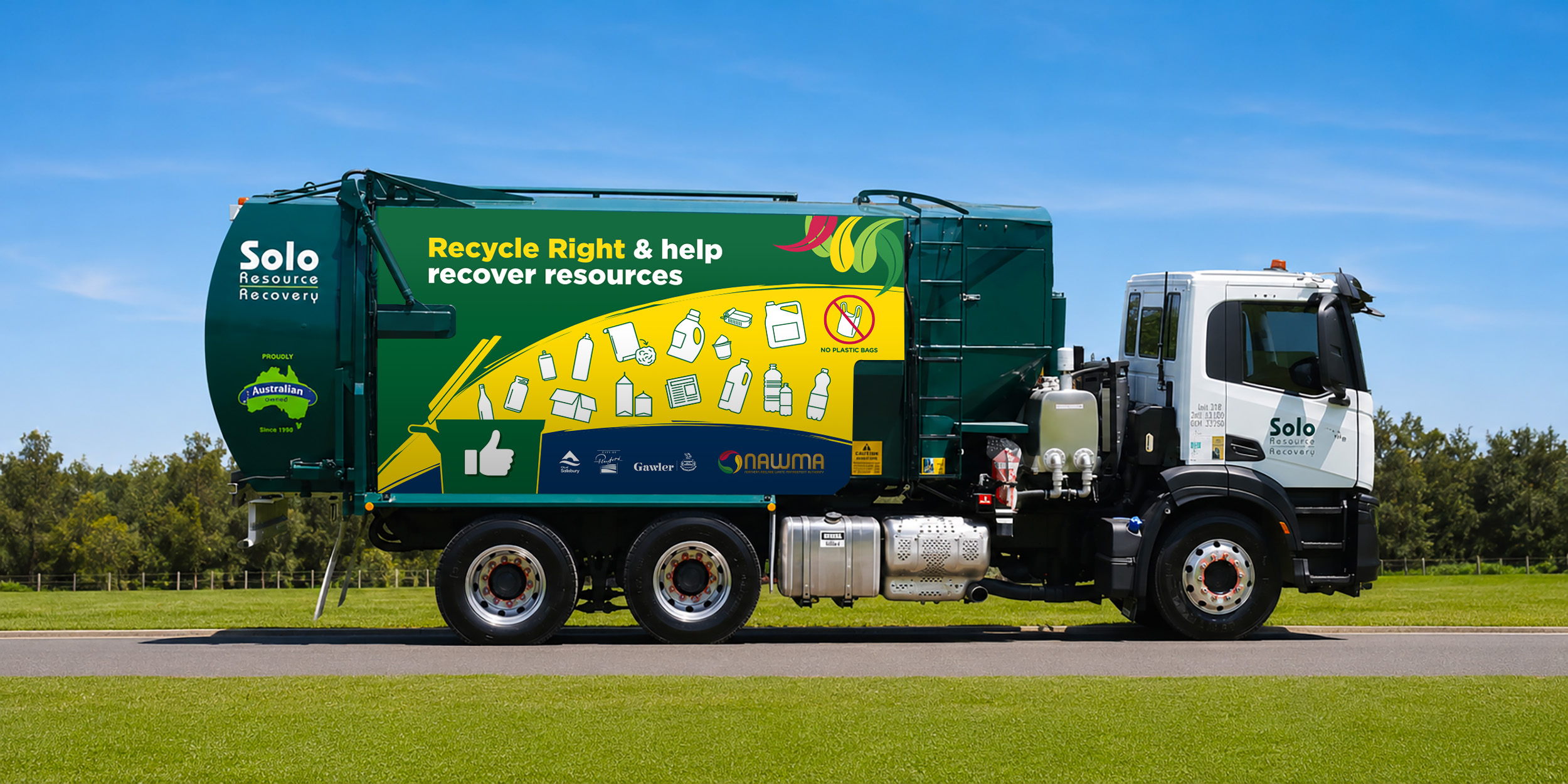 NAWMA Collection Truck RECYCLING